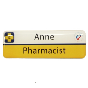Picture of Non Framed - Name Badge Style 3A NF